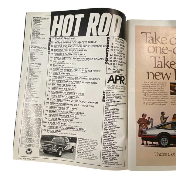 Vtg Lot 3 Hot Rod Jan Feb Apr 1978 Magazine Hemi Holley Horsepower Automobile - Picture 8 of 9